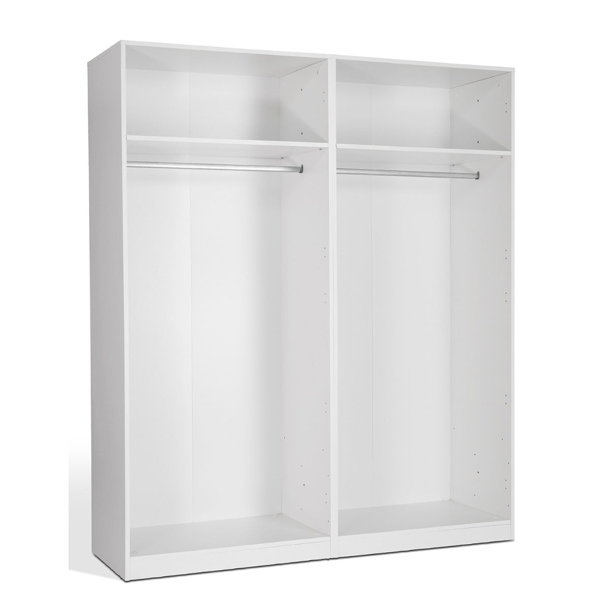 Ashburton 4 Door 4 Drawer Wardrobe - Oak with White Trim