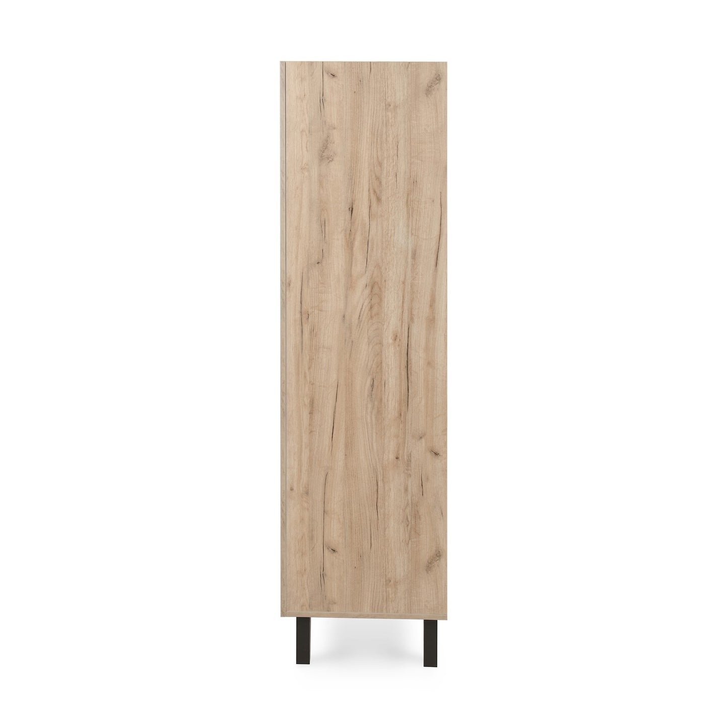 Nursery Wardrobe with Drawers and Shelves in Oak Finish - Como - Tutti Bambini