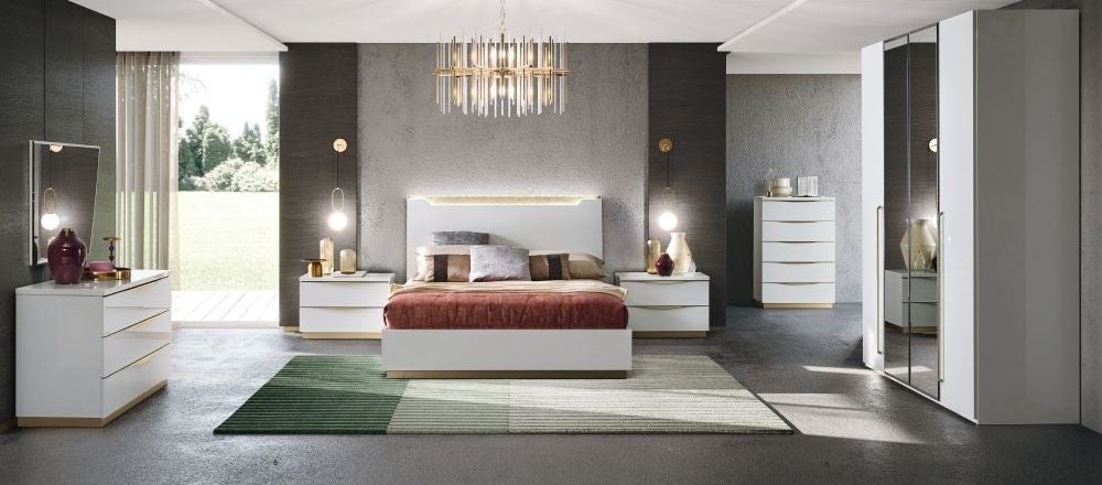 Kharma Night White Italian Wardrobe