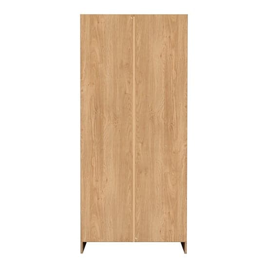 Mazi Wooden Wardrobe With 2 Doors In Oak Effect