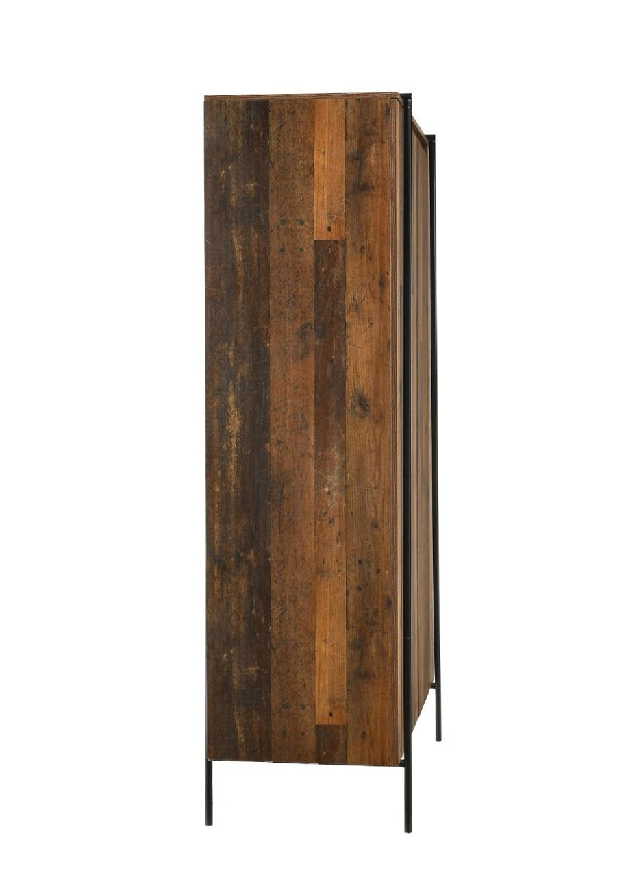 Abbey Rustic Oak 2 Door Wardrobe