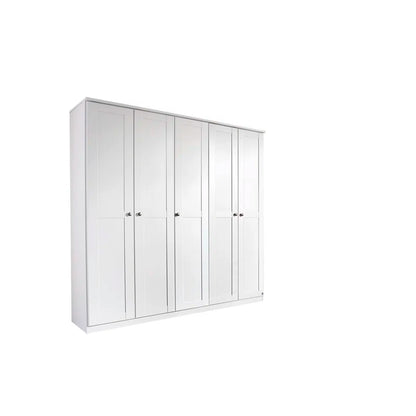 Rosenheim 5 Door Hinged Wardrobe White