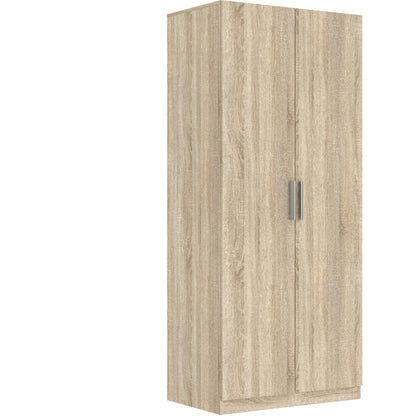 Helsinki 2 Door Wardrobe - Oak effect