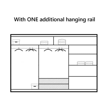 Mathilde 250cm 3 Door Sliding Wardrobe - White