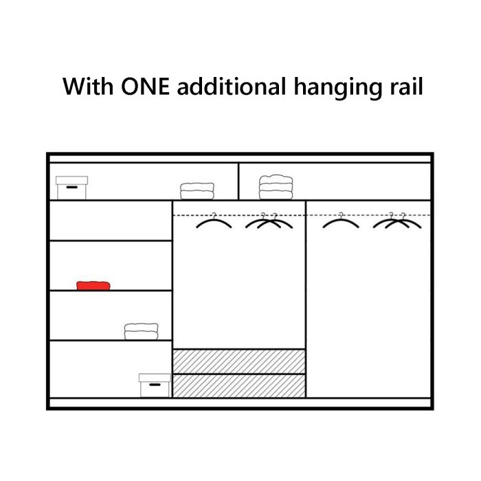 Mathilde 250cm 3 Door Sliding Wardrobe - White