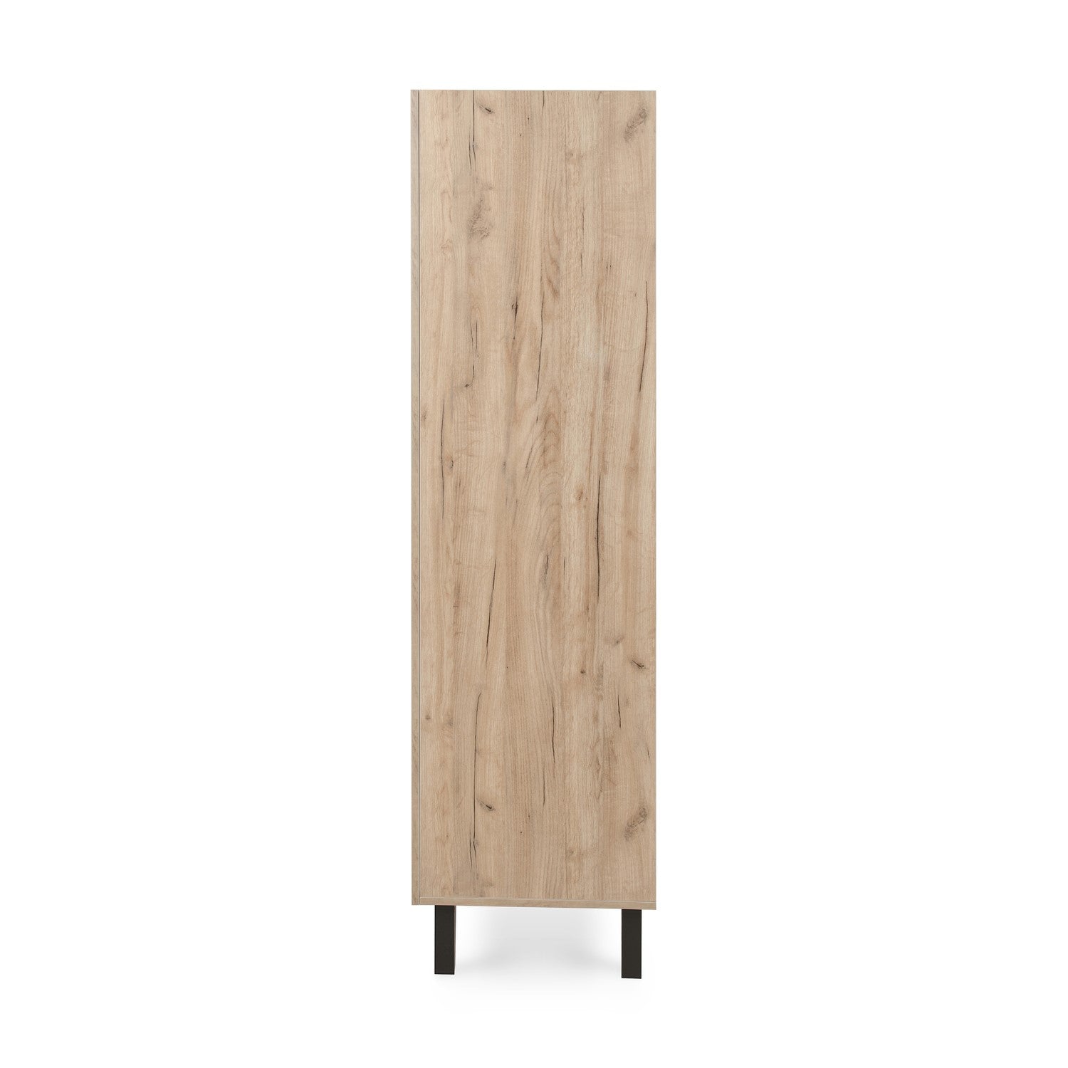 Nursery Wardrobe with Drawers and Shelves in Oak Finish - Como - Tutti Bambini