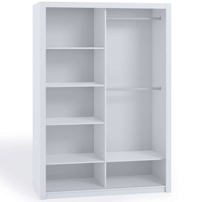 FURCO | Bonito Sliding 2 Door Wardrobe | 150 cm | Oak Artisan Finish | Compact & Stylish Organization