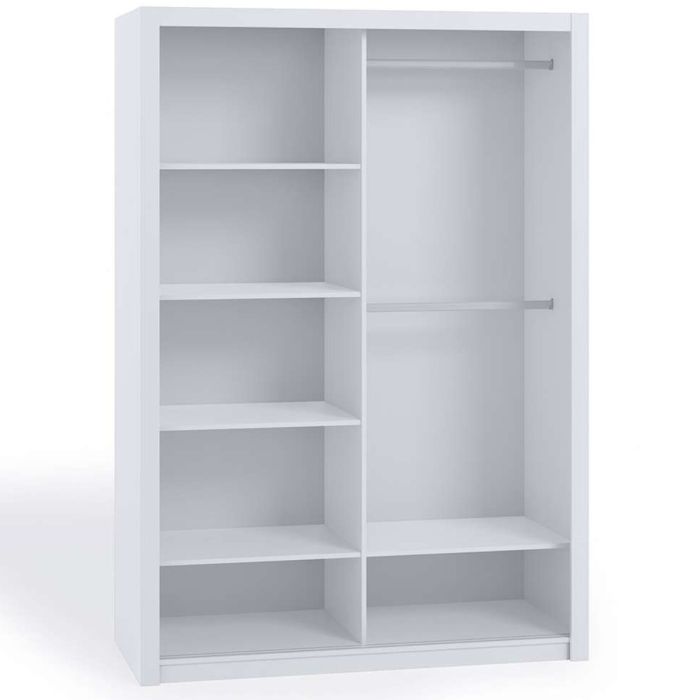 FURCO | Bonito Sliding 2 Door Wardrobe | 180 cm | Oak Artisan Finish | Sleek & Functional Design