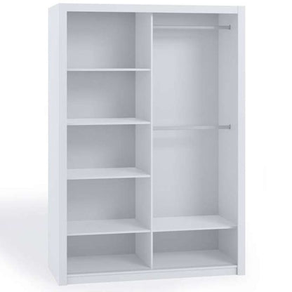 Bonito Sliding 2 Door Wardrobe with Mirror - 180 Oak Monastery