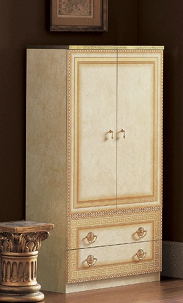 Aida Ivory Italian 2 Door Wardrobe