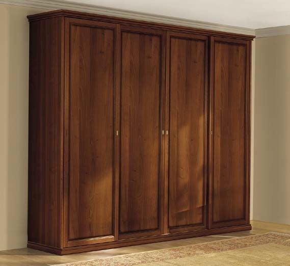 Nostalgia Night Walnut Italian Wardrobe