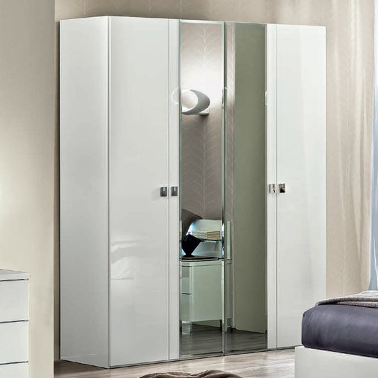 Onda Night White Italian Wardrobe