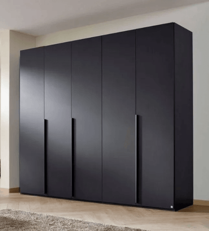 Purisma Graphite 5 Door Wardrobe - 251cm