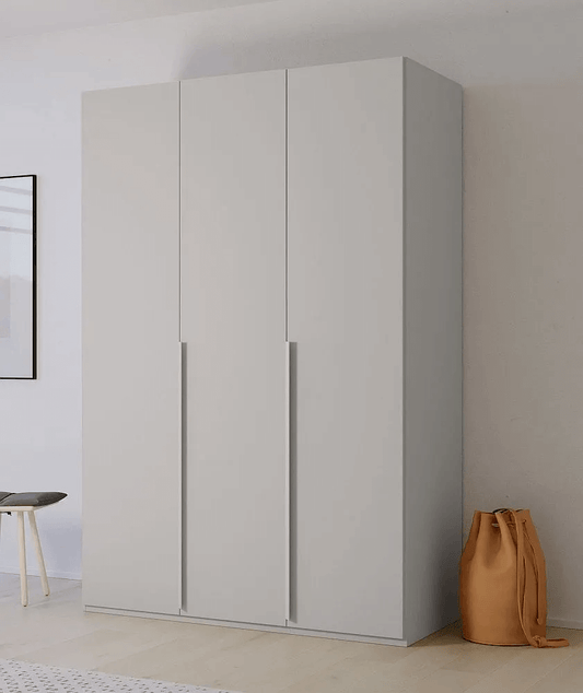 Purisma Silk Grey 3 Door Wardrobe - 151cm