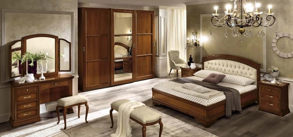 Torriani Night Walnut Italian Terna 3 Door Sliding Wardrobe