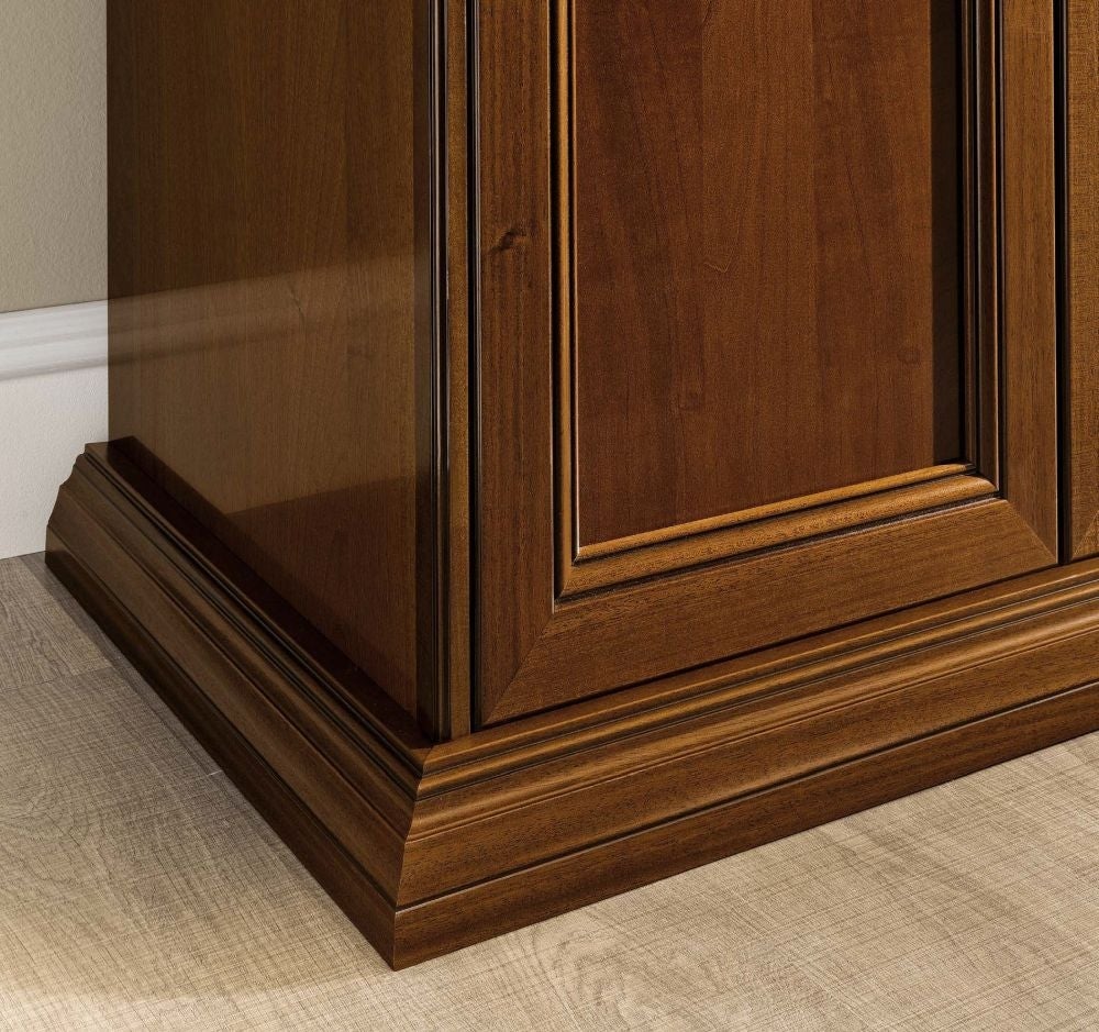 Treviso Night Cherry Wood Italian 4 Door Wardrobe