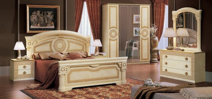 Aida Ivory Italian 4 Door Wardrobe