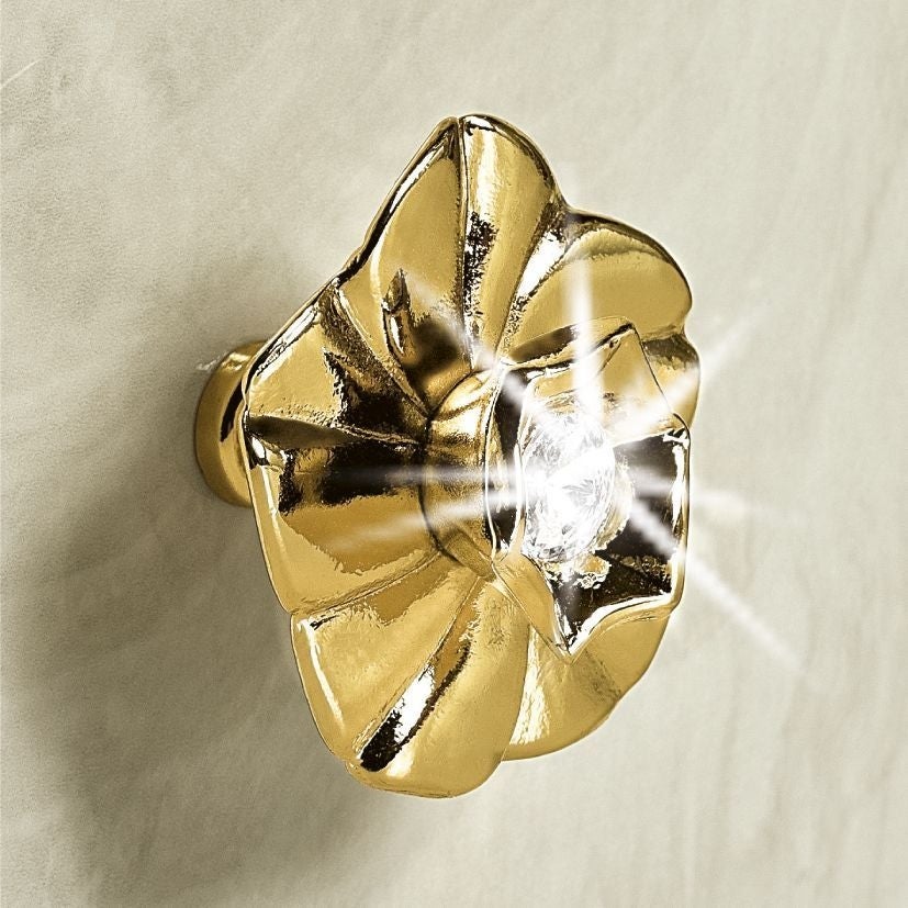 Leonardo Night Italian Ivory High Gloss and Gold 4 Door Wardrobe