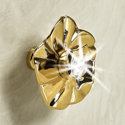 Leonardo Night Italian Ivory High Gloss and Gold 4 Door Wardrobe