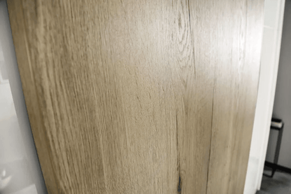 Halifax 3 Door Sliding Wardrobe in Alpine White and Oak - W 271cm