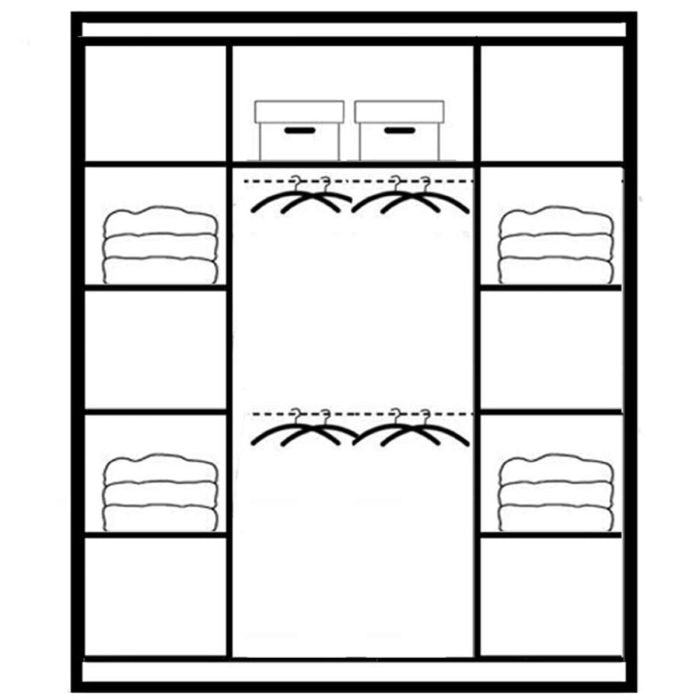 Wokingham Oak Wotan Mirrored Sliding 2 Door Wardrobe | 200cm | Rustic Charm | Furco