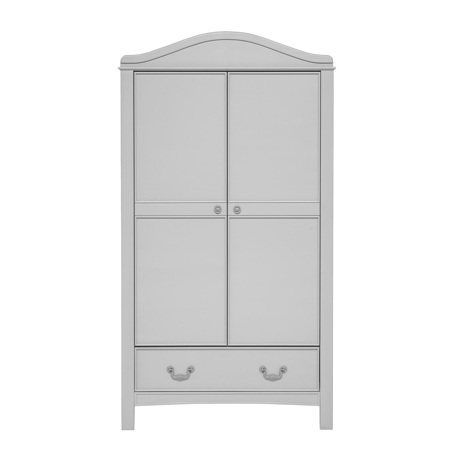 Nursery Wardrobe with Drawer in Grey - Toulouse - East Coast
