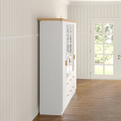 Kolding 5 Door Wardrobe White