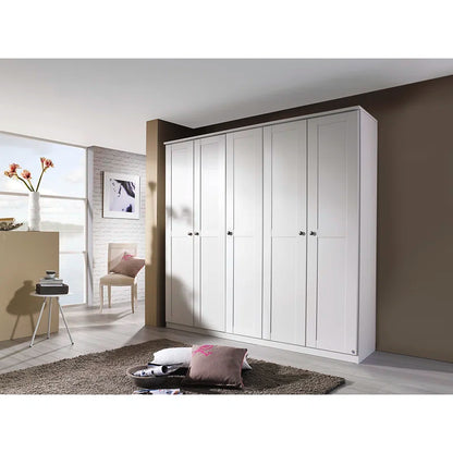 Rosenheim 5 Door Hinged Wardrobe White
