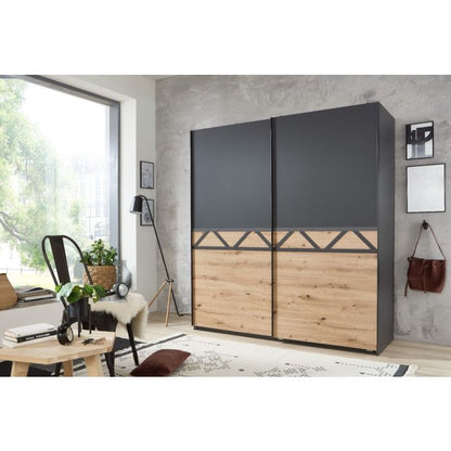 Aberdeen 2 Door 180cm Sliding Wardrobe | Minimalist & Chic | Furco
