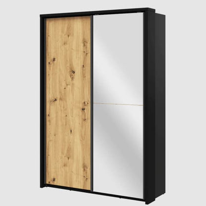 Aliso Large 2 Door Sliding Wardrobe | Artisan Oak | Rustic Modernity | Furco