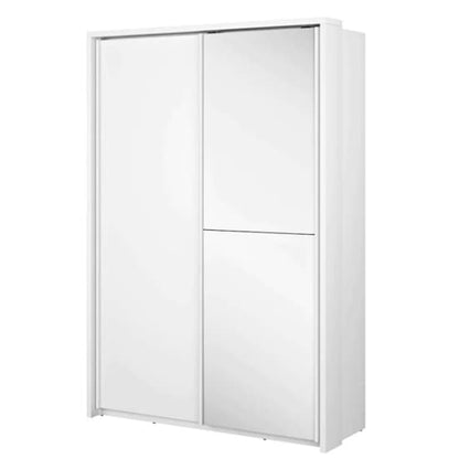 Aliso Large 2 Door Sliding Wardrobe | Matt White | Bright & Spacious | Furco