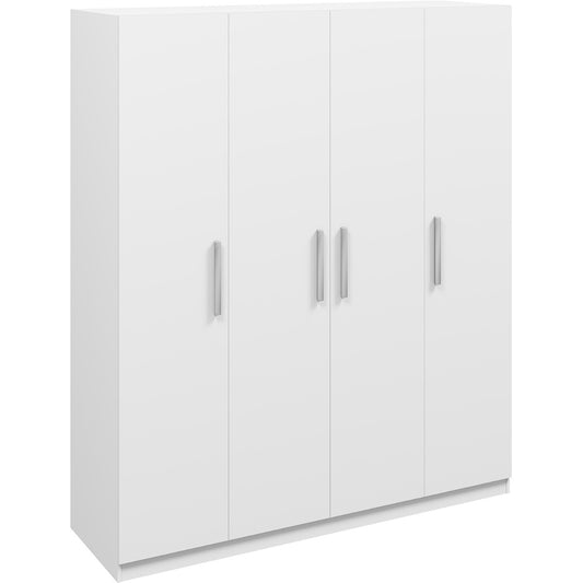 Aspen 4 Door Wardrobe Gloss White