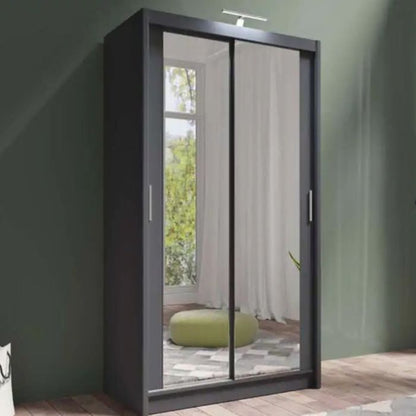 Avant Sliding 2 Door Wardrobe - 120cm and Other Sizes - Grey