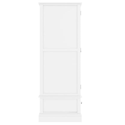 Kids White Painted 2 Door Double Wardrobe with Drawer - Harper