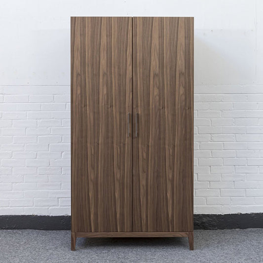 Cais Wooden Wardrobe With 2 Doors In Walnut