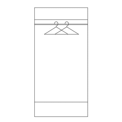 Cheya High Gloss 2 Doors Wardrobe In White And Truffle Oak