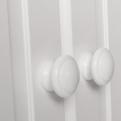 Copenham Wooden 2 Door Wardrobe In White