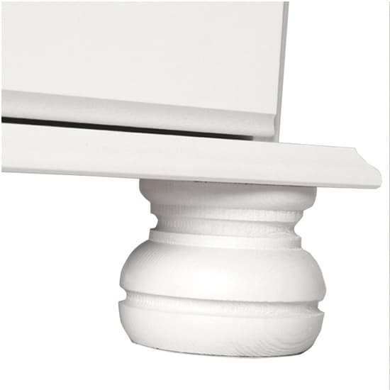 Copenham Wooden 2 Door Wardrobe In White