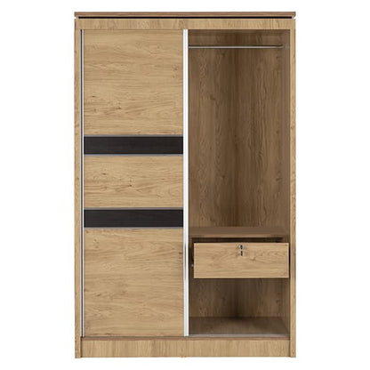 Crieff Wooden Sliding Wardrobe With 2 Doors In Oak Effect