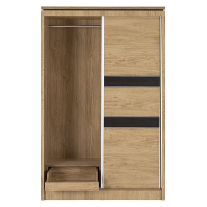 Crieff Wooden Sliding Wardrobe With 2 Doors In Oak Effect