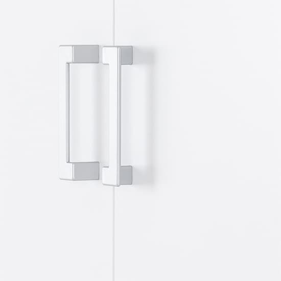 Crieff Wooden Wardrobe With 2 Doors And 2 Drawers In White