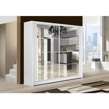 Dexter Sliding 2 Door 160cm Wardrobe - White