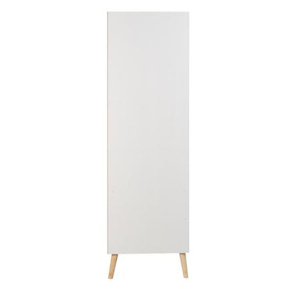 Noein Wardrobe In White And Distressed Effect With 2 Doors