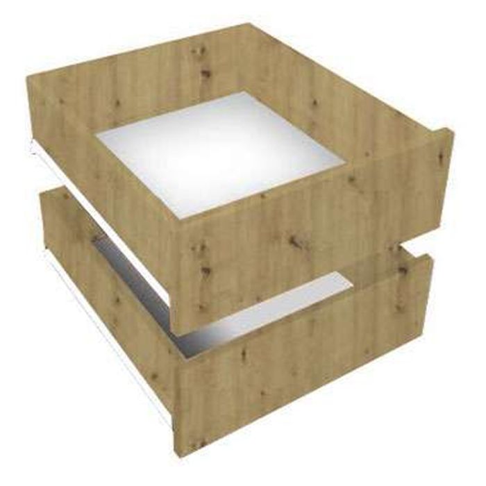 Gloucester II 100cm Sliding 2 Door Wardrobe with Mirror - White