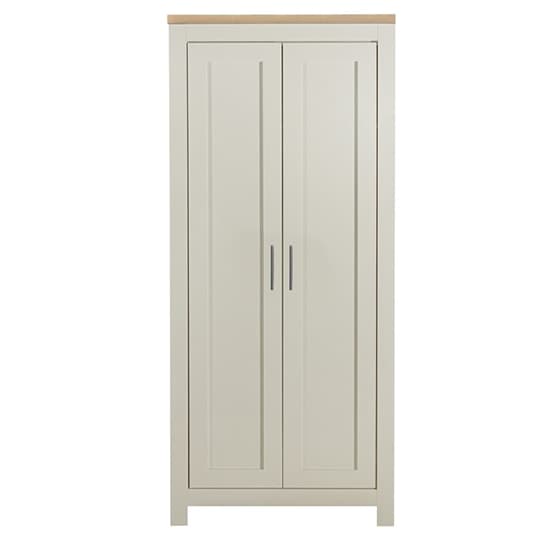 Highgate Wooden Wardrobe With 2 Doors In Cream And Oak