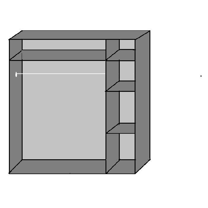 Inagu White 3 Door Mirrored Wardrobe | Classic Design with a Modern Touch | Furco