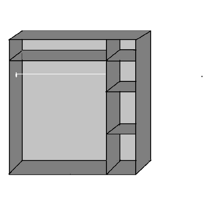 Inagu White 3 Door Mirrored Wardrobe | Classic Design with a Modern Touch | Furco