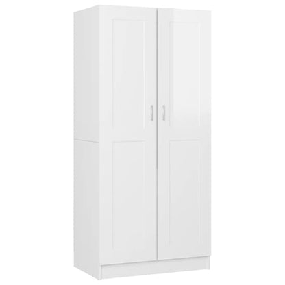 Inara High Gloss Wardrobe With 2 Doors In White