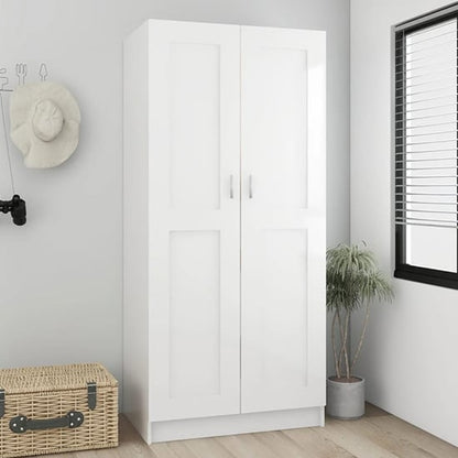 Inara High Gloss Wardrobe With 2 Doors In White