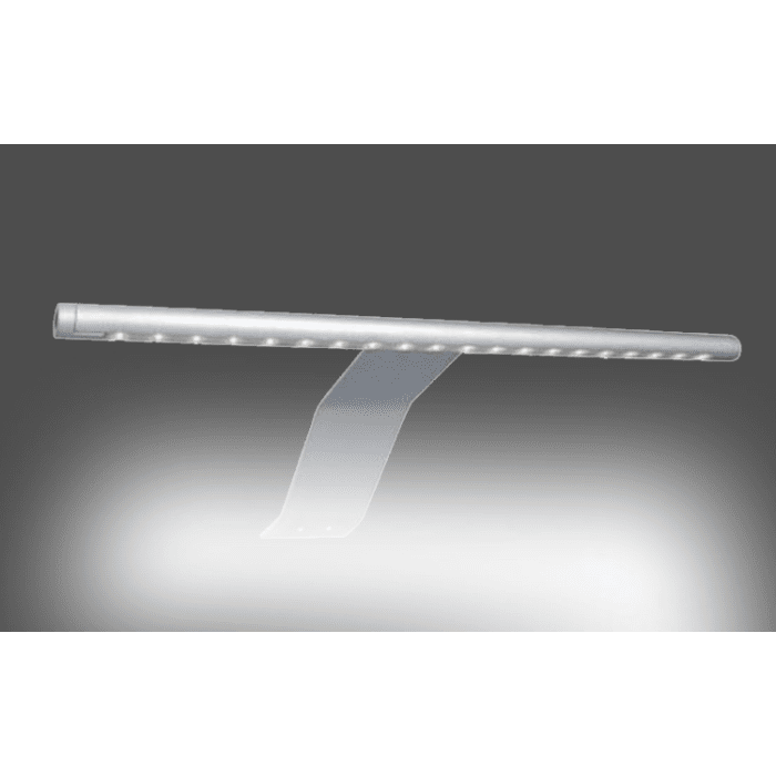 Hampstead Sliding Door 250cm Wardrobe with Mirror - White and Grey